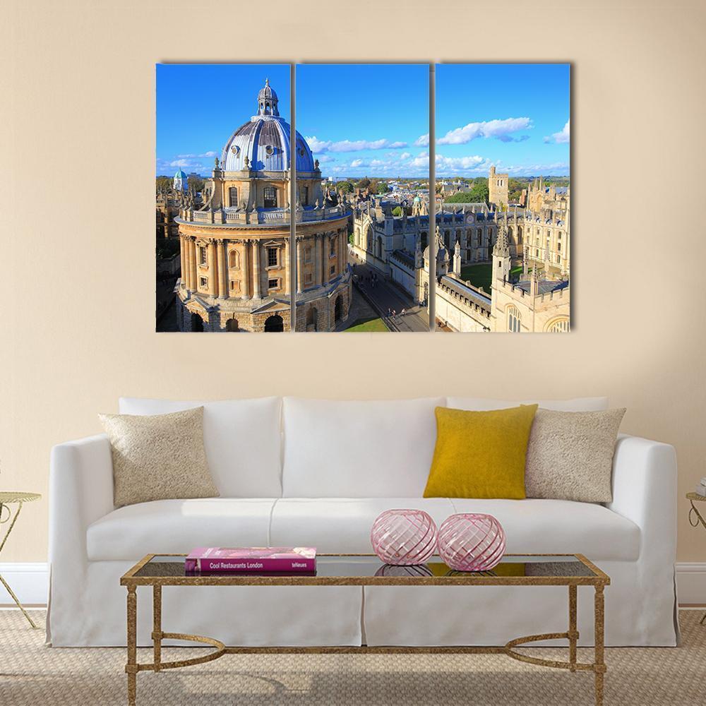 The Oxford University City Canvas Wall Art-3 Horizontal-Gallery Wrap-37" x 24"-Tiaracle