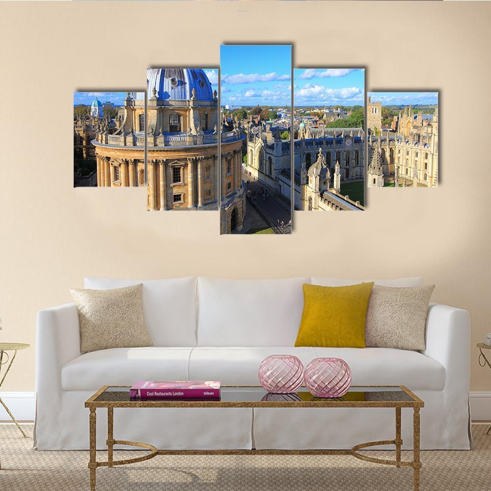 The Oxford University City Canvas Wall Art-1 Piece-Gallery Wrap-48" x 32"-Tiaracle