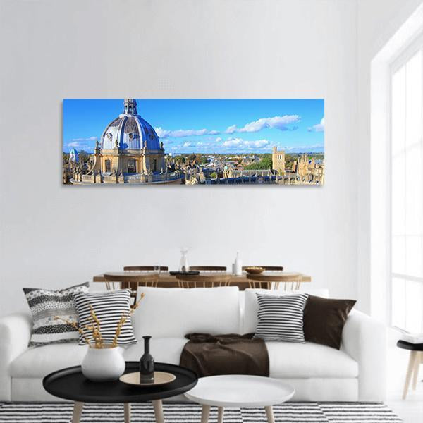 The Oxford University City Panoramic Canvas Wall Art-1 Piece-36" x 12"-Tiaracle