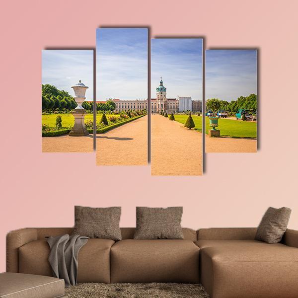 Garden Of Charlottenburg Berlin Canvas Wall Art-4 Pop-Gallery Wrap-50" x 32"-Tiaracle