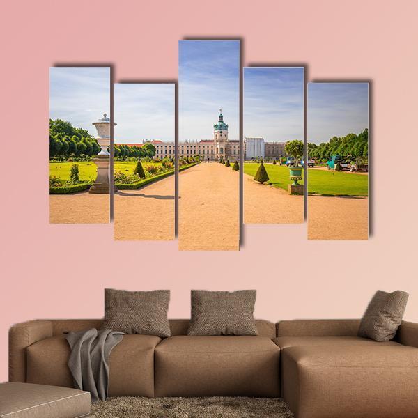 Garden Of Charlottenburg Berlin Canvas Wall Art-5 Pop-Gallery Wrap-47&quot; x 32&quot;-Tiaracle