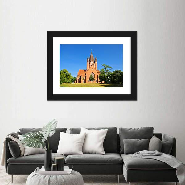 The Paulus Church Germany Canvas Wall Art-1 Piece-Framed Print-20" x 16"-Tiaracle