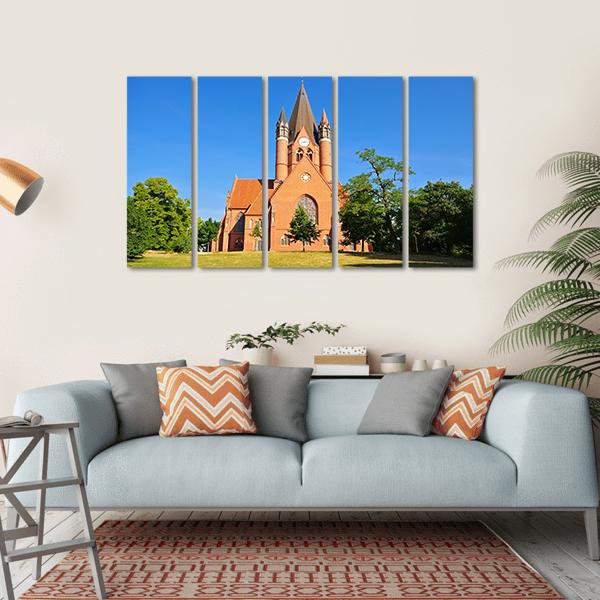 The Paulus Church Germany Canvas Wall Art-5 Horizontal-Gallery Wrap-22" x 12"-Tiaracle