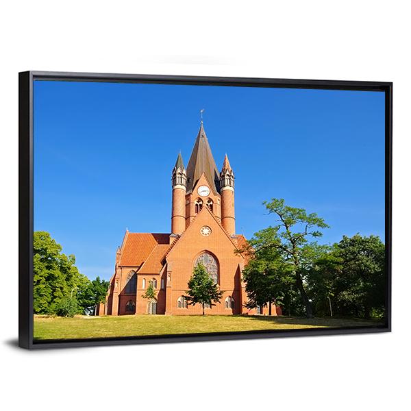 The Paulus Church Germany Canvas Wall Art-3 Horizontal-Gallery Wrap-25" x 16"-Tiaracle