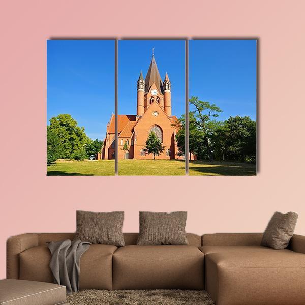 The Paulus Church Germany Canvas Wall Art-3 Horizontal-Gallery Wrap-25" x 16"-Tiaracle