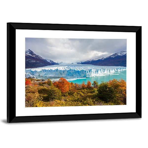 The Perito Moreno Glacier Panoramic Canvas Wall Art-1 Piece-36" x 12"-Tiaracle