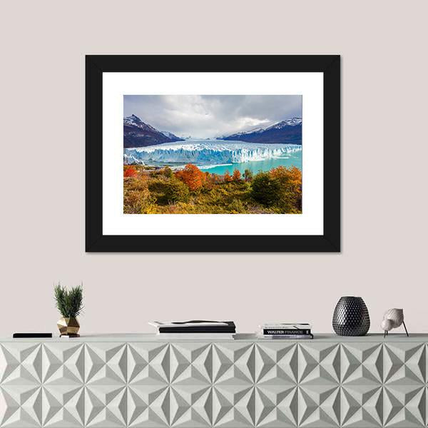 The Perito Moreno Glacier Panoramic Canvas Wall Art-1 Piece-36" x 12"-Tiaracle