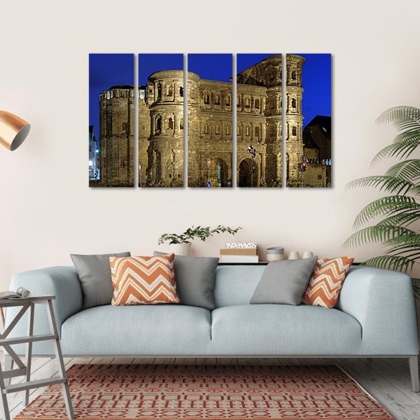 The Porta Nigra Canvas Wall Art-5 Horizontal-Gallery Wrap-22" x 12"-Tiaracle