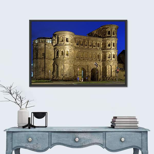 The Porta Nigra Canvas Wall Art-5 Horizontal-Gallery Wrap-22" x 12"-Tiaracle