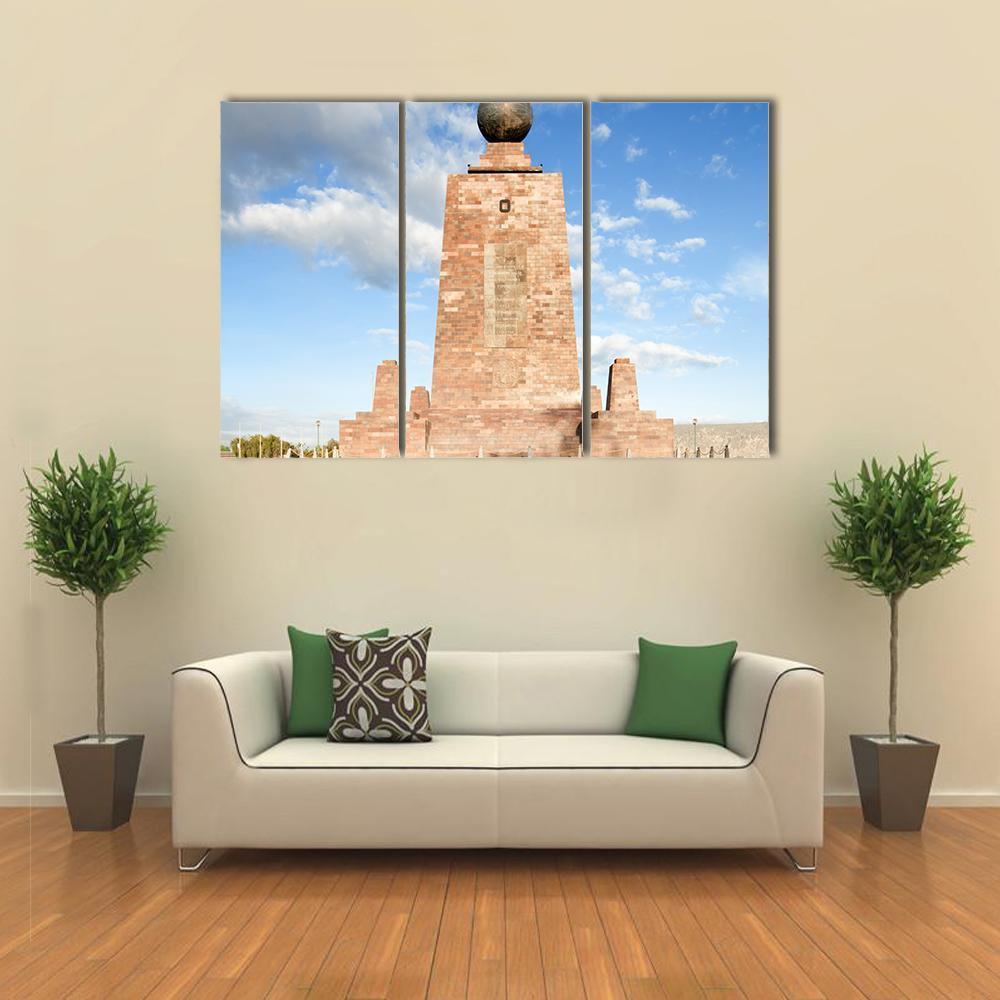 The Pyramidal Monument Canvas Wall Art-3 Horizontal-Gallery Wrap-37" x 24"-Tiaracle