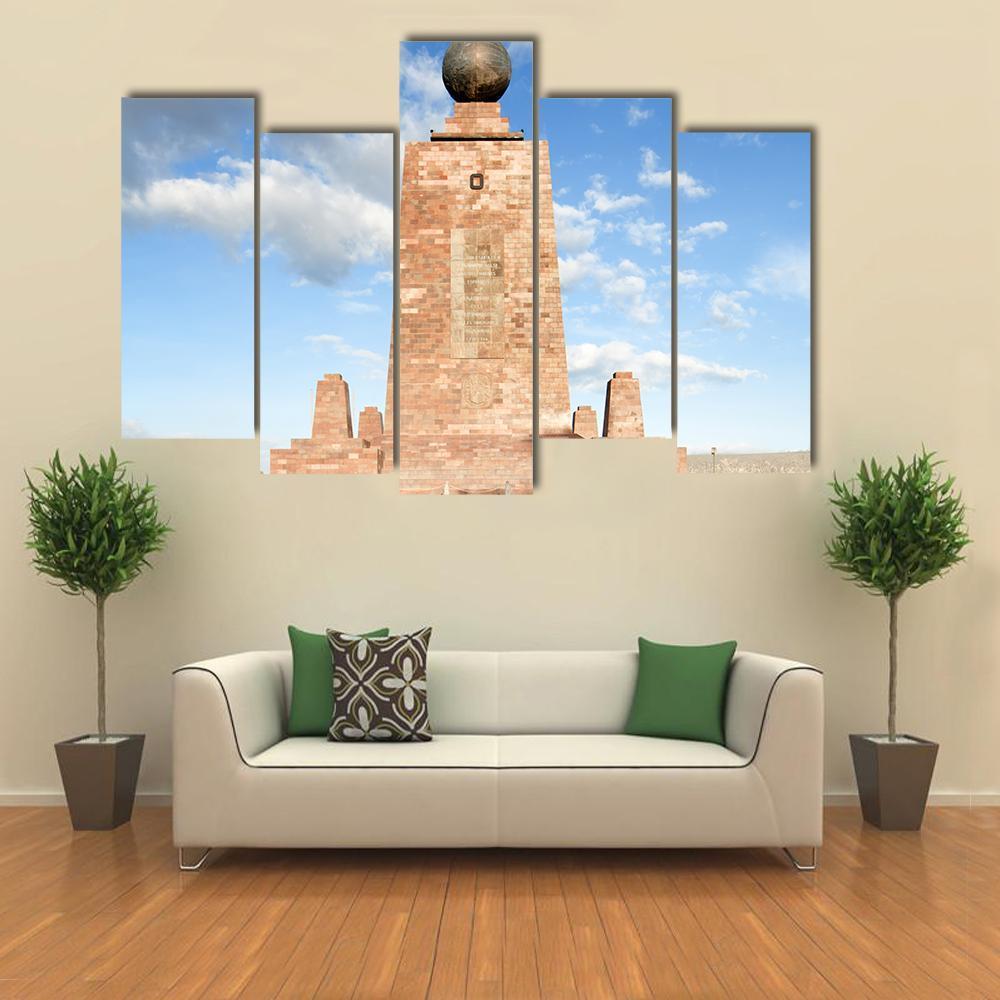 The Pyramidal Monument Canvas Wall Art-5 Pop-Gallery Wrap-47" x 32"-Tiaracle