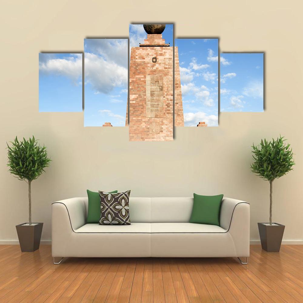 The Pyramidal Monument Canvas Wall Art-1 Piece-Gallery Wrap-48" x 32"-Tiaracle