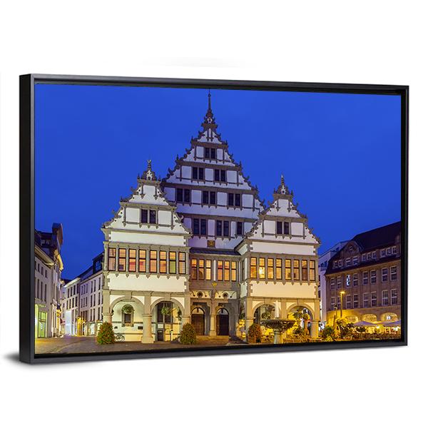 The Renaissance Town Hall Canvas Wall Art-3 Horizontal-Gallery Wrap-25" x 16"-Tiaracle