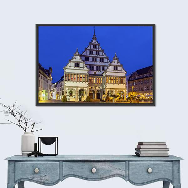 The Renaissance Town Hall Canvas Wall Art-3 Horizontal-Gallery Wrap-25" x 16"-Tiaracle