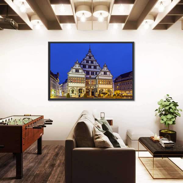 The Renaissance Town Hall Canvas Wall Art-3 Horizontal-Gallery Wrap-25" x 16"-Tiaracle