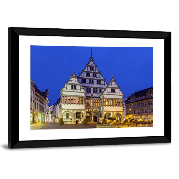 The Renaissance Town Hall Canvas Wall Art-3 Horizontal-Gallery Wrap-25" x 16"-Tiaracle