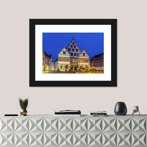 The Renaissance Town Hall Canvas Wall Art-3 Horizontal-Gallery Wrap-25" x 16"-Tiaracle