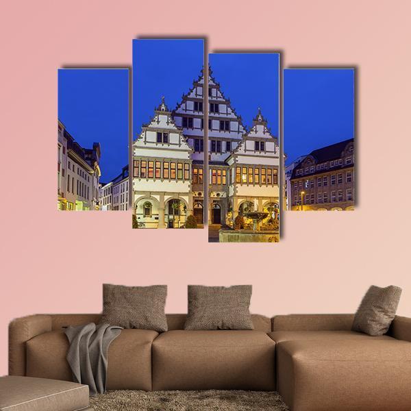 The Renaissance Town Hall Canvas Wall Art-4 Pop-Gallery Wrap-50" x 32"-Tiaracle