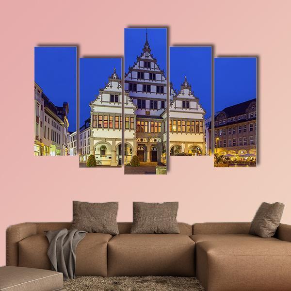 The Renaissance Town Hall Canvas Wall Art-4 Pop-Gallery Wrap-50" x 32"-Tiaracle