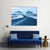 Road Through Snow Capped Mountains Canvas Wall Art-5 Horizontal-Gallery Wrap-22" x 12"-Tiaracle