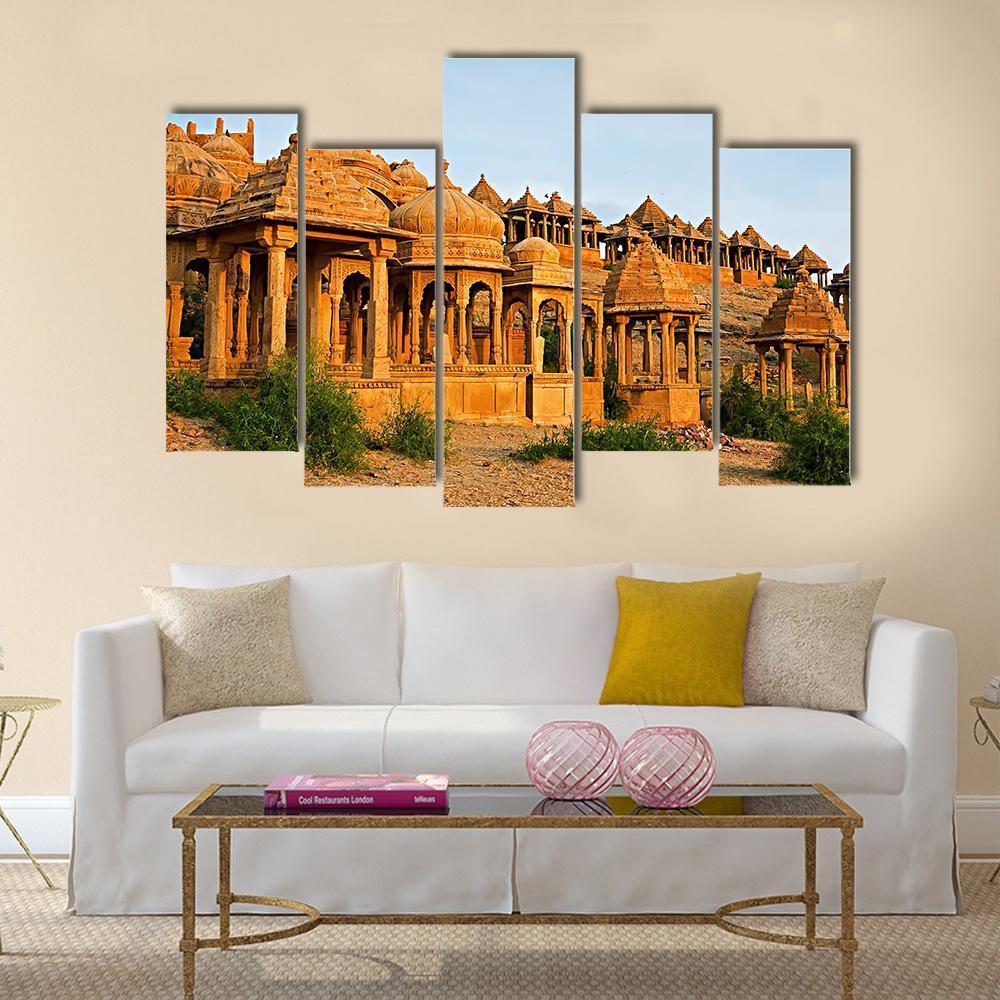 Royal Cenotaphs Of Historic Rulers Canvas Wall Art-5 Pop-Gallery Wrap-47" x 32"-Tiaracle