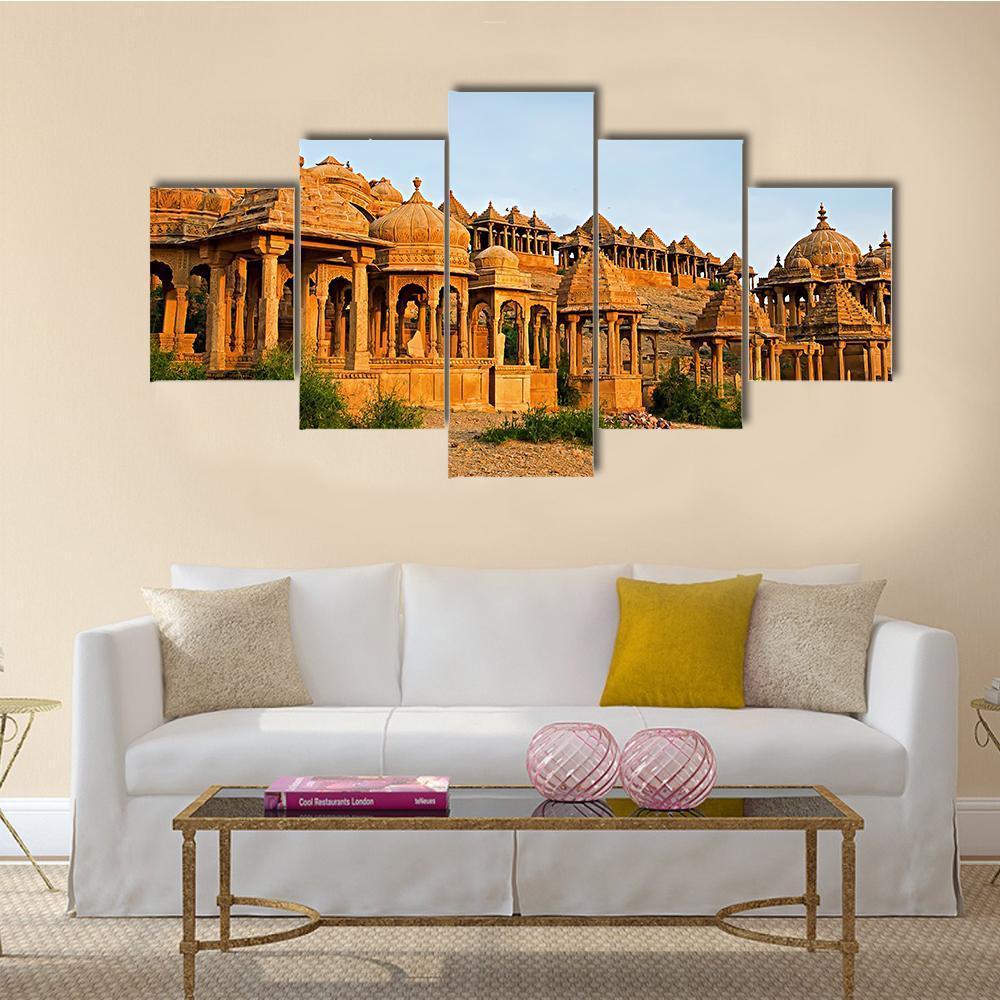 Royal Cenotaphs Of Historic Rulers Canvas Wall Art-5 Star-Gallery Wrap-62" x 32"-Tiaracle