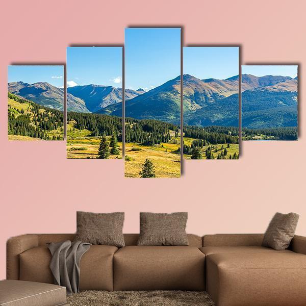 San Juan Sky Way Canvas Wall Art-5 Star-Gallery Wrap-62" x 32"-Tiaracle