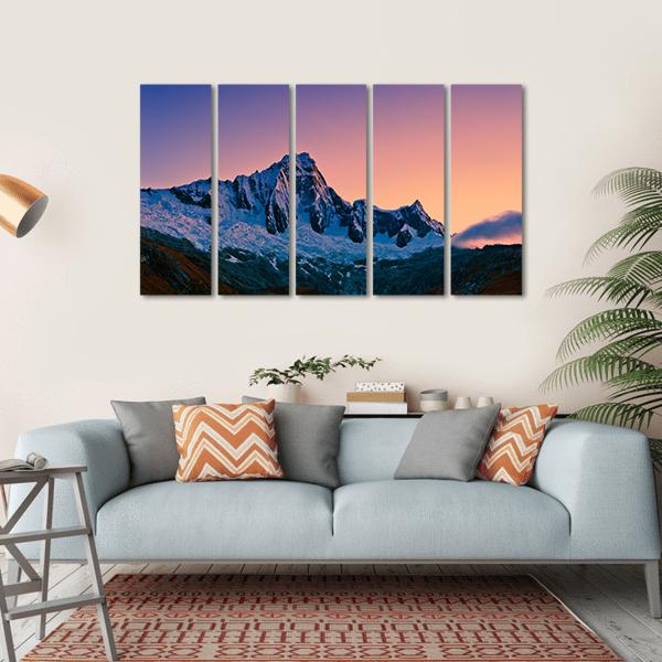 The Santa Cruz Trek Canvas Wall Art-5 Horizontal-Gallery Wrap-22" x 12"-Tiaracle