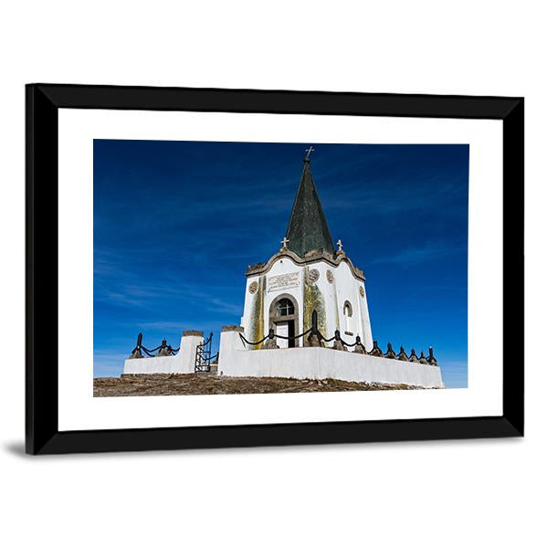 The Serbian Chapel Greece Canvas Wall Art-3 Horizontal-Gallery Wrap-25" x 16"-Tiaracle