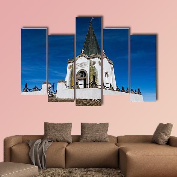 The Serbian Chapel Greece Canvas Wall Art-5 Pop-Gallery Wrap-47" x 32"-Tiaracle