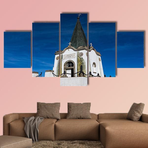 The Serbian Chapel Greece Canvas Wall Art-3 Horizontal-Gallery Wrap-37" x 24"-Tiaracle