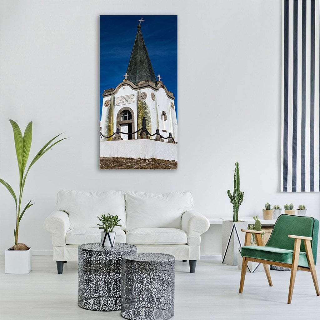 The Serbian Chapel Greece Vertical Canvas Wall Art-3 Vertical-Gallery Wrap-12" x 25"-Tiaracle