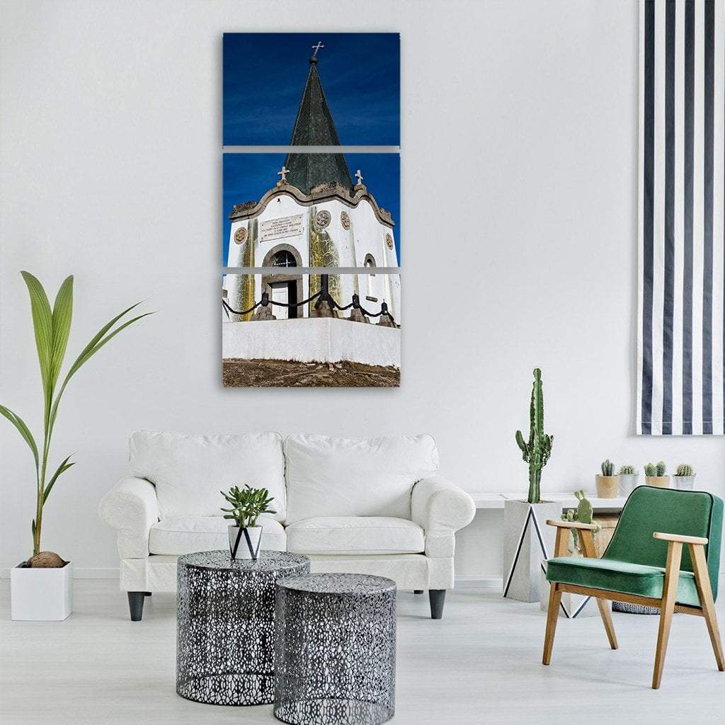 The Serbian Chapel Greece Vertical Canvas Wall Art-3 Vertical-Gallery Wrap-12" x 25"-Tiaracle