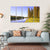 The Shore Of Taiga River Canvas Wall Art-5 Horizontal-Gallery Wrap-22" x 12"-Tiaracle