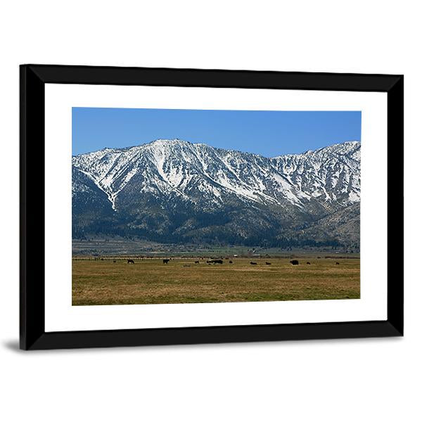 The Sierra Mountains Canvas Wall Art-3 Horizontal-Gallery Wrap-25" x 16"-Tiaracle
