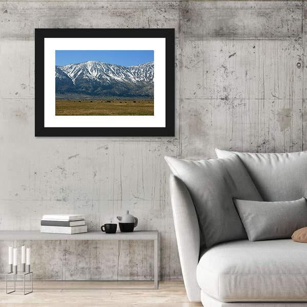The Sierra Mountains Canvas Wall Art-3 Horizontal-Gallery Wrap-25" x 16"-Tiaracle