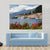 Small Town Of Bellagio At Lake Canvas Wall Art-4 Pop-Gallery Wrap-50" x 32"-Tiaracle