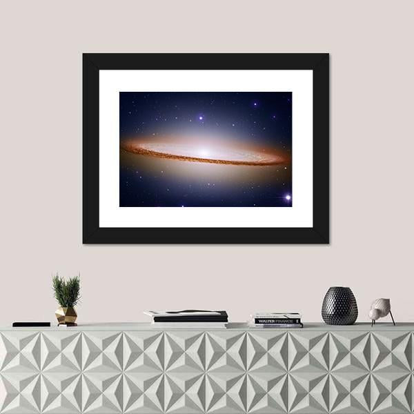 The Sombrero Galaxy Canvas Wall Art-3 Horizontal-Gallery Wrap-25&quot; x 16&quot;-Tiaracle