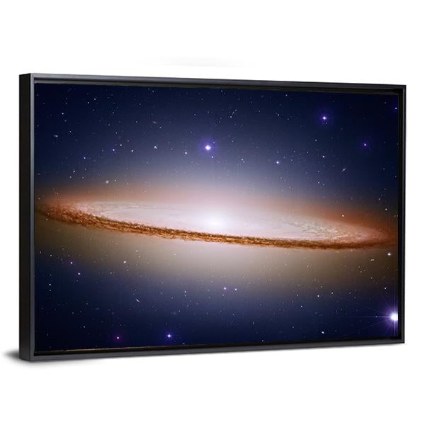 The Sombrero Galaxy Canvas Wall Art-3 Horizontal-Gallery Wrap-25" x 16"-Tiaracle