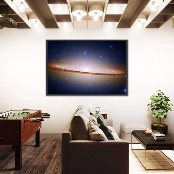 The Sombrero Galaxy Canvas Wall Art-3 Horizontal-Gallery Wrap-25&quot; x 16&quot;-Tiaracle