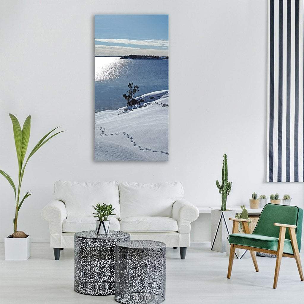 The Stockholm Scenic View Vertical Canvas Wall Art-1 Vertical-Gallery Wrap-12" x 24"-Tiaracle