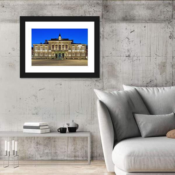 The Tampere City Hall Canvas Wall Art-3 Horizontal-Gallery Wrap-25" x 16"-Tiaracle