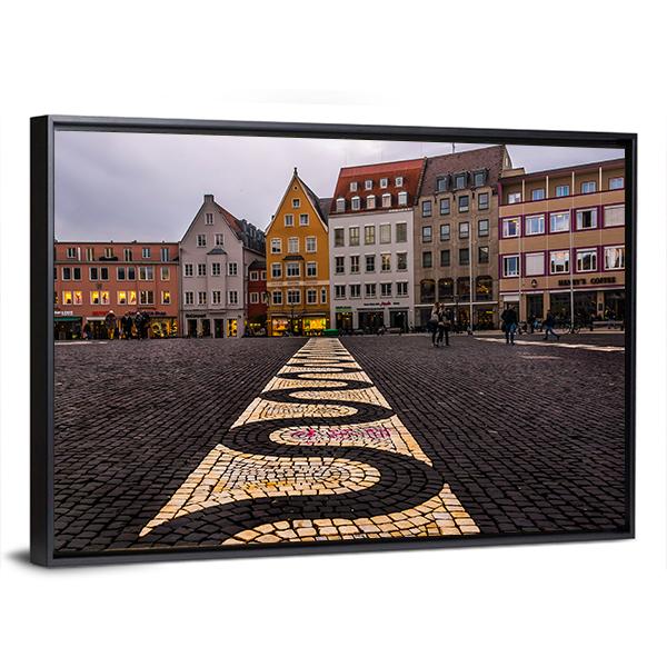 The Town Hall Of Augsburg Canvas Wall Art-3 Horizontal-Gallery Wrap-25" x 16"-Tiaracle