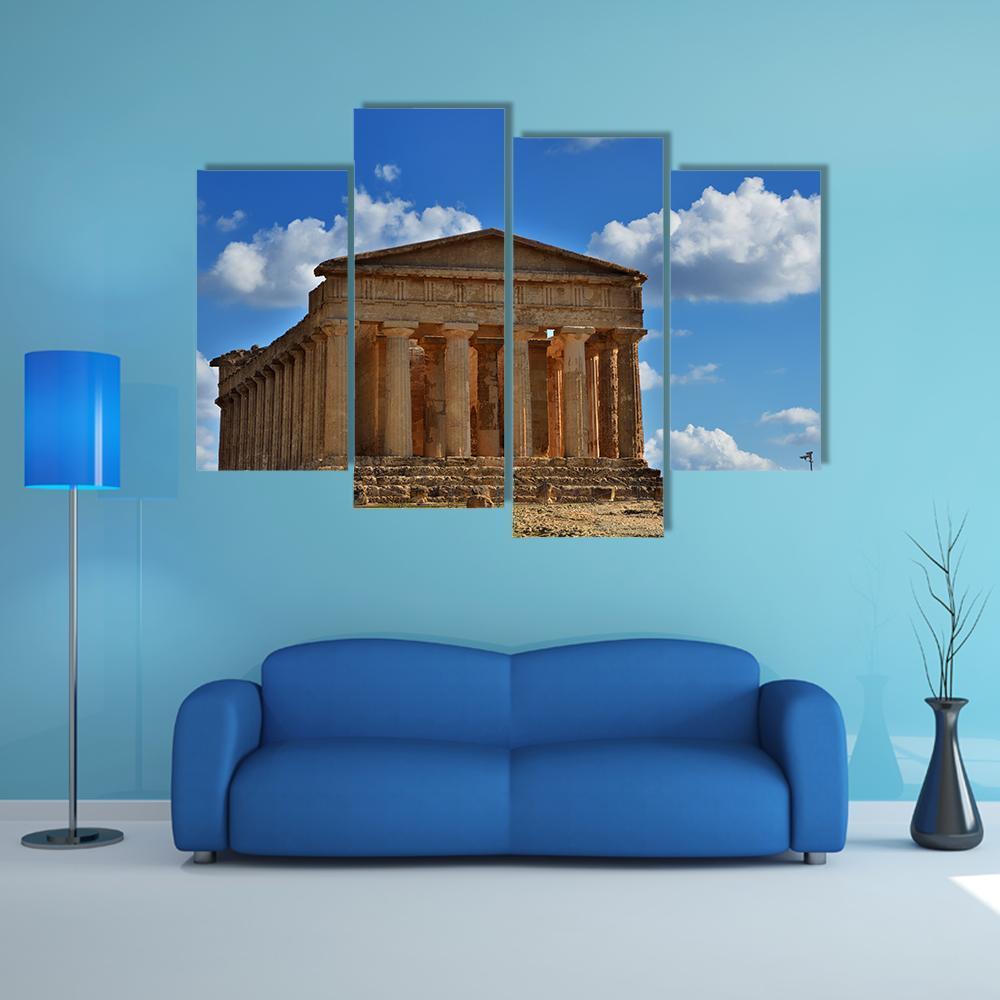 Valley Of The Temples Canvas Wall Art-5 Pop-Gallery Wrap-47" x 32"-Tiaracle