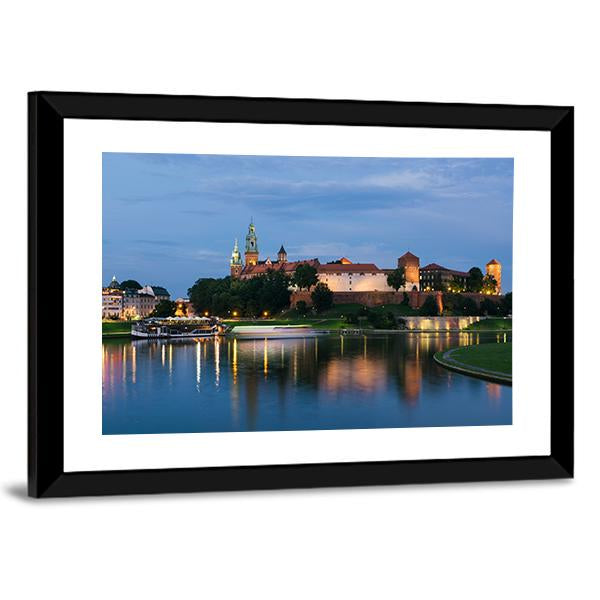The Wawel Royal Castle Panoramic Canvas Wall Art-1 Piece-36" x 12"-Tiaracle