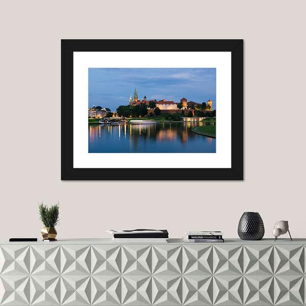 The Wawel Royal Castle Panoramic Canvas Wall Art-1 Piece-36" x 12"-Tiaracle