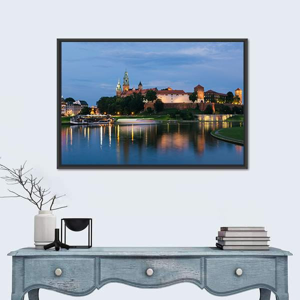 The Wawel Royal Castle Panoramic Canvas Wall Art-1 Piece-36" x 12"-Tiaracle