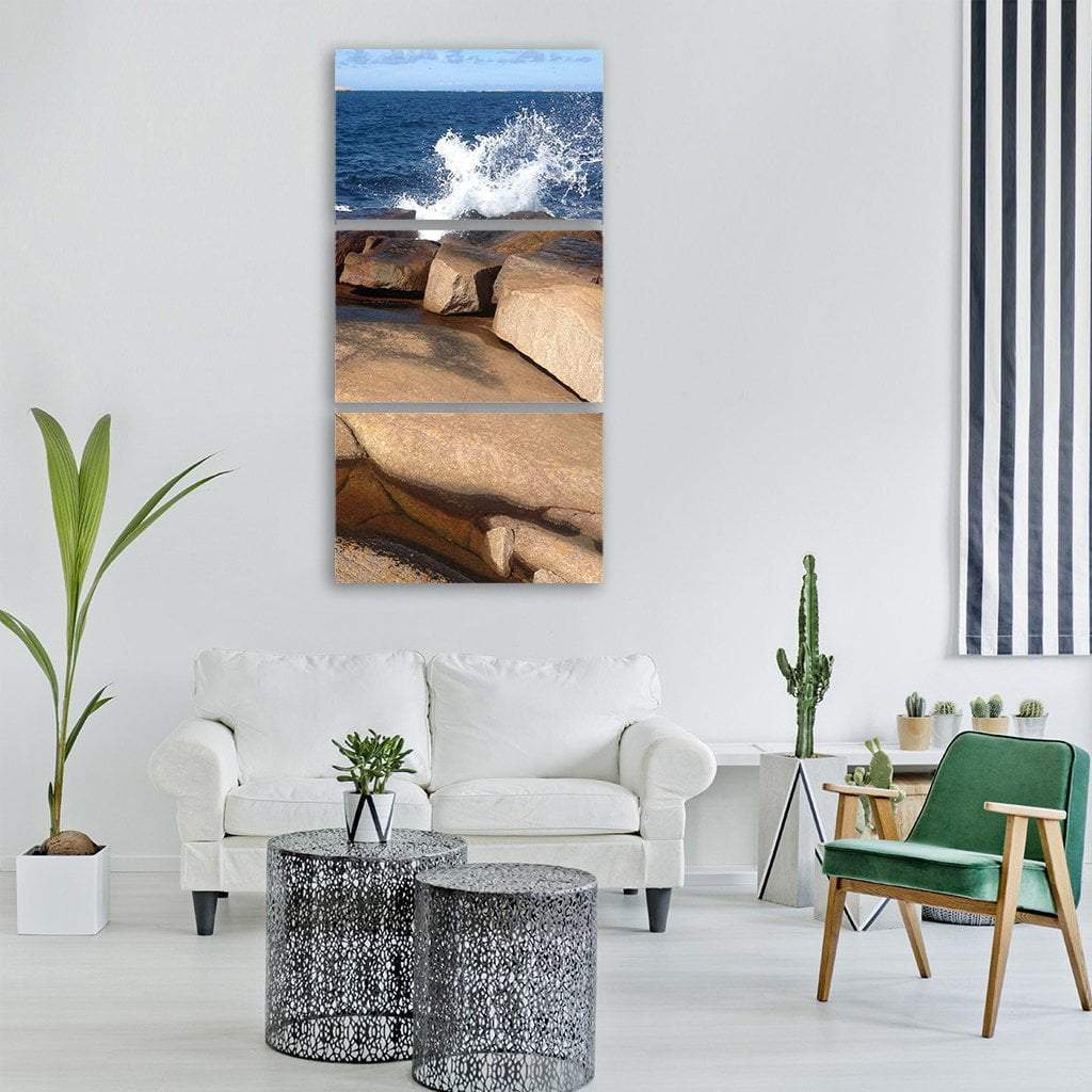 The West Coast Ramsmora In Sweden Vertical Canvas Wall Art-3 Vertical-Gallery Wrap-12" x 25"-Tiaracle
