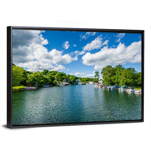 The Winnipesaukee River Panoramic Canvas Wall Art-1 Piece-36" x 12"-Tiaracle