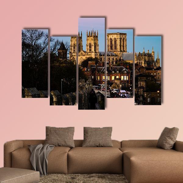 The York Minster UK Canvas Wall Art-5 Pop-Gallery Wrap-47" x 32"-Tiaracle